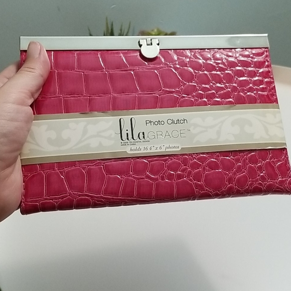 Lila grace photo clutch pink - Picture 1 of 5
